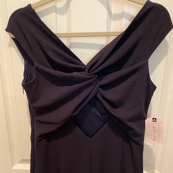 NWT Katie May Navy Blue Formal Dress - Picture 5 of 8